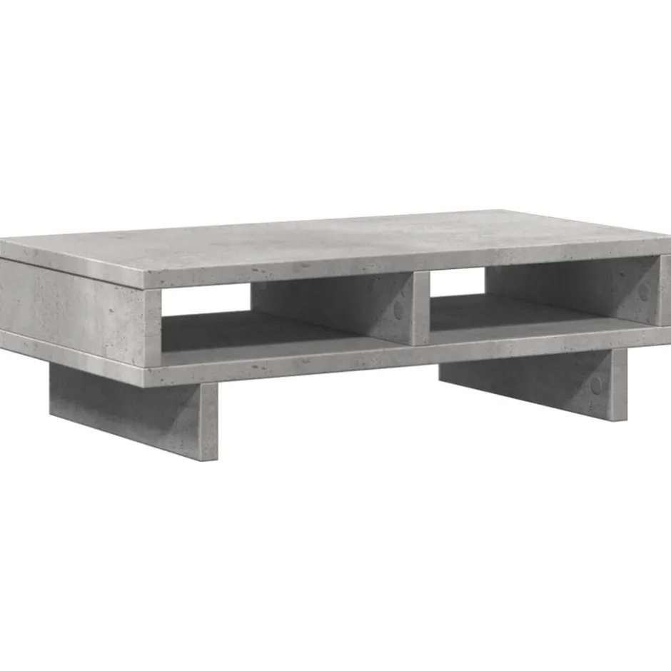 Discount vidaXL Skärmställ 50x27x15 cm konstruerat trä Betonggrå