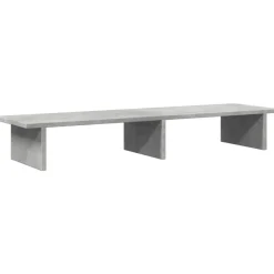 New vidaXL Skärmställ 100x27x15 cm konstruerat trä Betonggrå