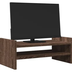 Best vidaXL Skärmställ 50x27x20 cm konstruerat trä brun ek