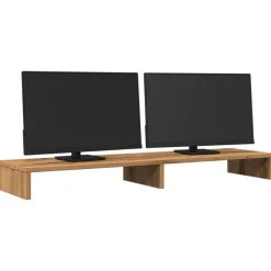 Discount vidaXL Skärmställ ek 100x27x10 cm konstruerat trä artisan ek