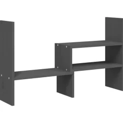 Discount vidaXL Skärmställ (39-72)x17x43 cm massiv furu Grå