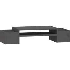 Best vidaXL Skärmställ 70x27,5x15 cm massiv furu Grå