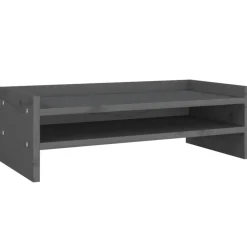 Online vidaXL Skärmställ 50x24x16 cm massiv furu Grå