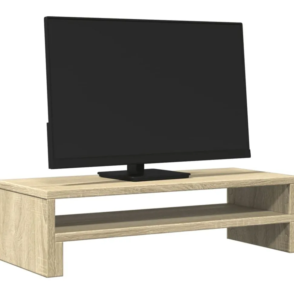 vidaXL Skärmställ sonoma-ek 54x22x15 cm konstruerat trä