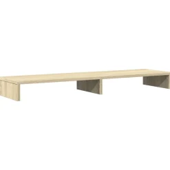 Outlet vidaXL Skärmställ sonoma-ek 100x27x10 cm konstruerat trä Sonoma ek