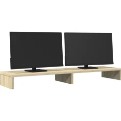 Outlet vidaXL Skärmställ sonoma-ek 100x27x10 cm konstruerat trä Sonoma ek