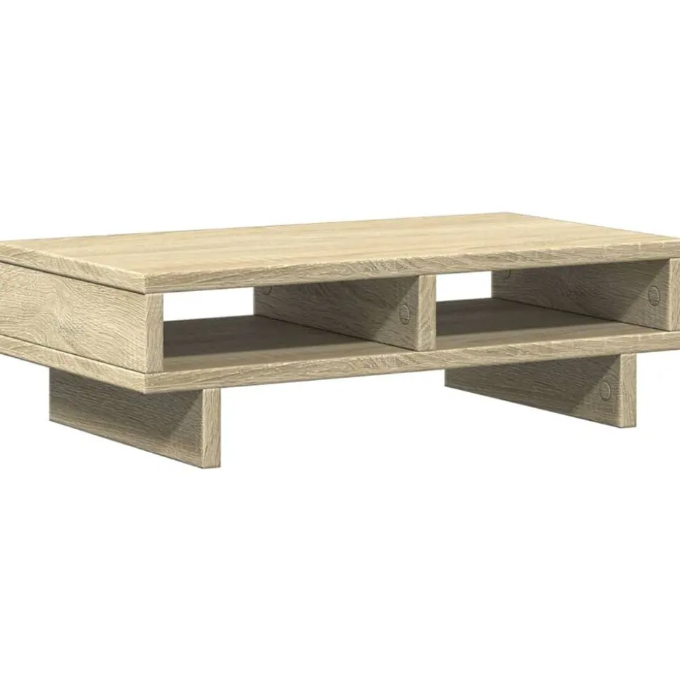 vidaXL Skärmställ sonoma-ek 50x27x15 cm konstruerat trä