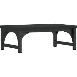 vidaXL Skärmställ svart 37x23x14 cm konstruerat trä