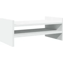 Hot vidaXL Skärmställ 50x27x20 cm konstruerat trä Vit