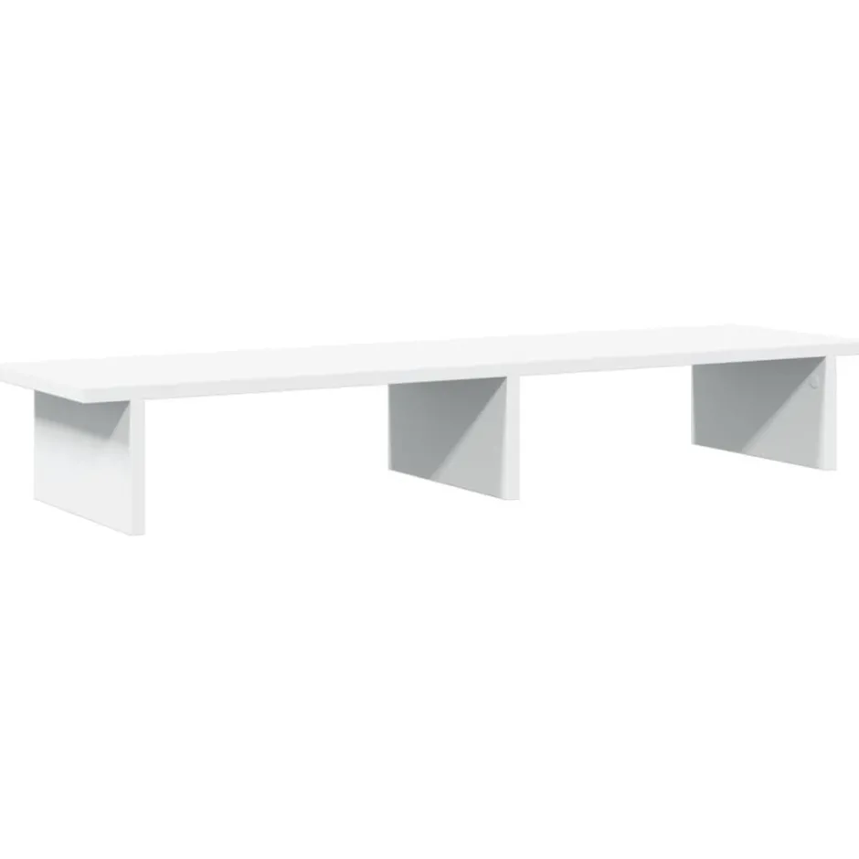 Best vidaXL Skärmställ 100x27x15 cm konstruerat trä Vit