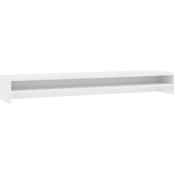 Clearance vidaXL Skärmställ 100x24x13 cm konstruerat trä Vit