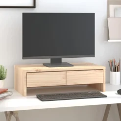 vidaXL Skärmställ 50x27x15 cm massiv furu