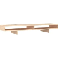 Hot vidaXL Skärmställ 100x27x14 cm massiv furu Naturfärg