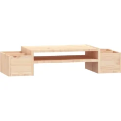 vidaXL Skärmställ 70x27,5x15 cm massiv furu