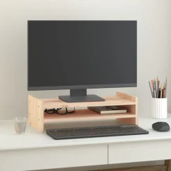 vidaXL Skärmställ 50x27x15 cm massiv furu