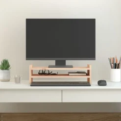 vidaXL Skärmställ 50x27x15 cm massiv furu