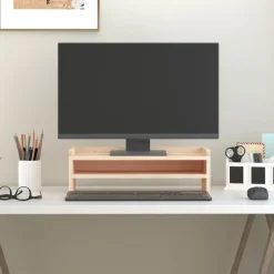 vidaXL Skärmställ 50x24x16 cm massiv furu