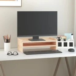 vidaXL Skärmställ 50x24x16 cm massiv furu