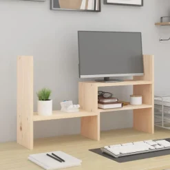 Online vidaXL Skärmställ (39-72)x17x43 cm massiv furu Naturfärg