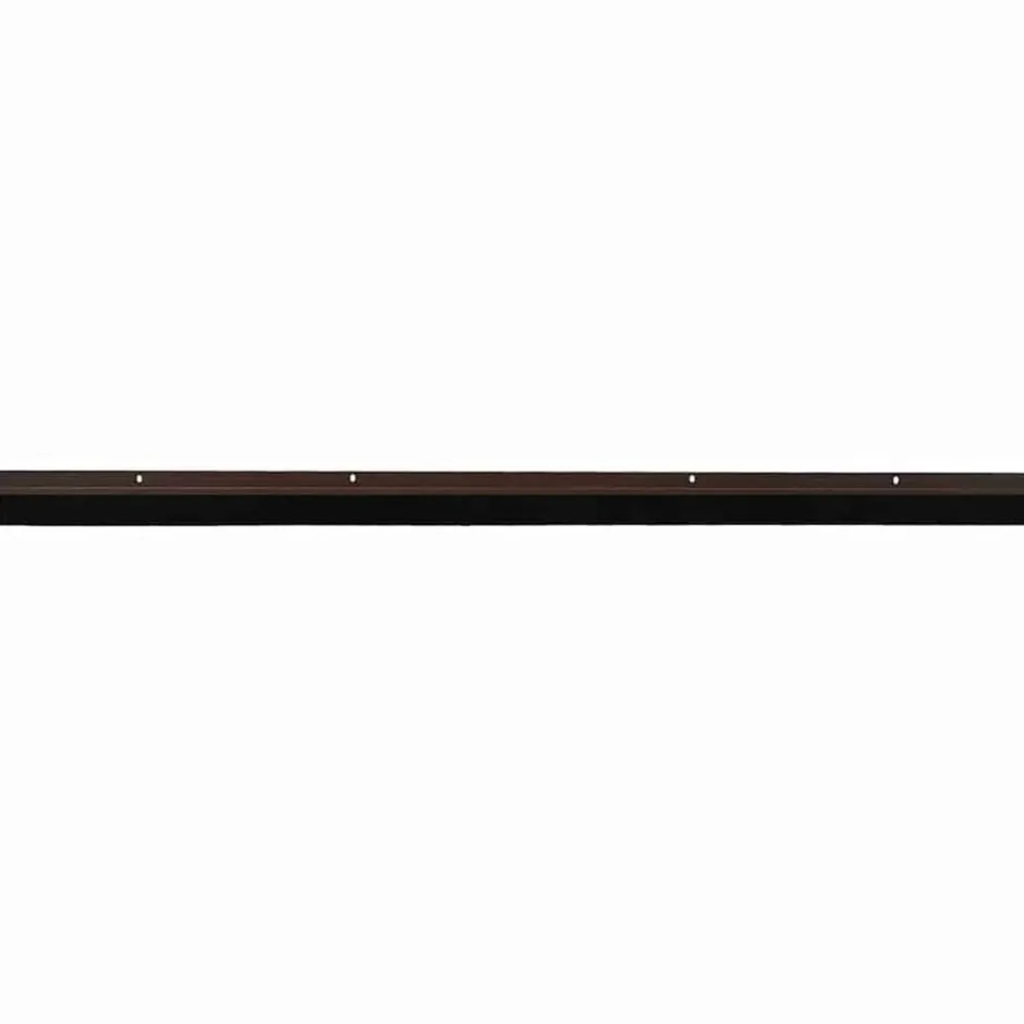 New vidaXL Skruvmonterade dörrborsttätningslister 2 pcs 100 cm Brun