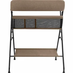 New vidaXL Skötbord järn Taupe