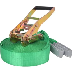 vidaXL Slackline 15 m x 50 mm 150 kg grön