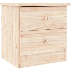 vidaXL Sängbord ALTA 41x35x41 cm massiv furu
