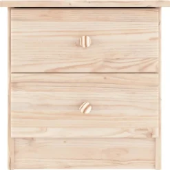 vidaXL Sängbord ALTA 41x35x41 cm massiv furu