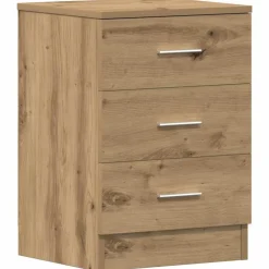 Discount vidaXL Sängbord 38x35x55 cm konstruerat trä artisan ek