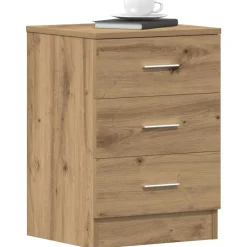 Discount vidaXL Sängbord 38x35x55 cm konstruerat trä artisan ek