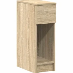 vidaXL Sängbord med låda sonoma-ek 20x36x60 cm Sonoma ek