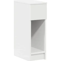 Outlet vidaXL Sängbord med låda 20x36x60 cm Vit