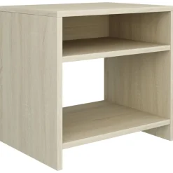 vidaXL Sängbord sonoma-ek 40x30x40 cm konstruerat trä