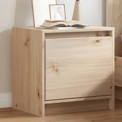 Sale vidaXL Sängbord 40x30,5x40 cm massiv furu Naturfärg