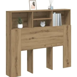 vidaXL Sänggavel m förvaring artisian ek 120x19x103,5 cm konstr. trä