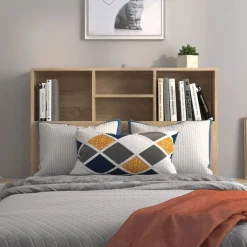 Best vidaXL Sänggavel med förvaring sonoma-ek 100x19x103,5 cm Sonoma ek