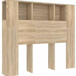Discount vidaXL Sänggavel med förvaring sonoma-ek 120x18,5x102,5 cm Sonoma ek