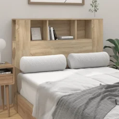 Discount vidaXL Sänggavel med förvaring sonoma-ek 120x18,5x102,5 cm Sonoma ek
