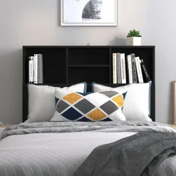 Online vidaXL Sänggavel med förvaring 100x19x103,5 cm Svart