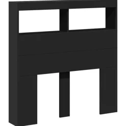 Sale vidaXL Sänggavel med LED 100x17x102 cm Svart