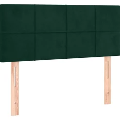 vidaXL Sänggavel mörkgrön 80x5x78/88 cm sammet