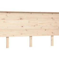 vidaXL Sänggavel 144x6x82,5 cm massiv furu