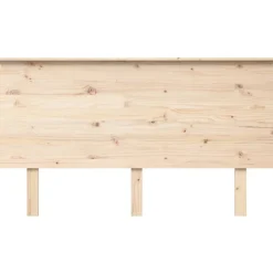 vidaXL Sänggavel 144x6x82,5 cm massiv furu