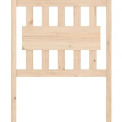 Sale vidaXL Sänggavel 80,5x4x100 cm massiv furu Naturfärg