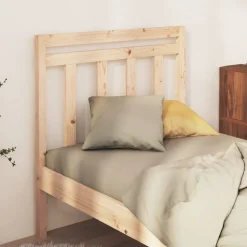 vidaXL Sänggavel 81x4x100 cm massiv furu