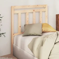 vidaXL Sänggavel 81x4x100 cm massiv furu