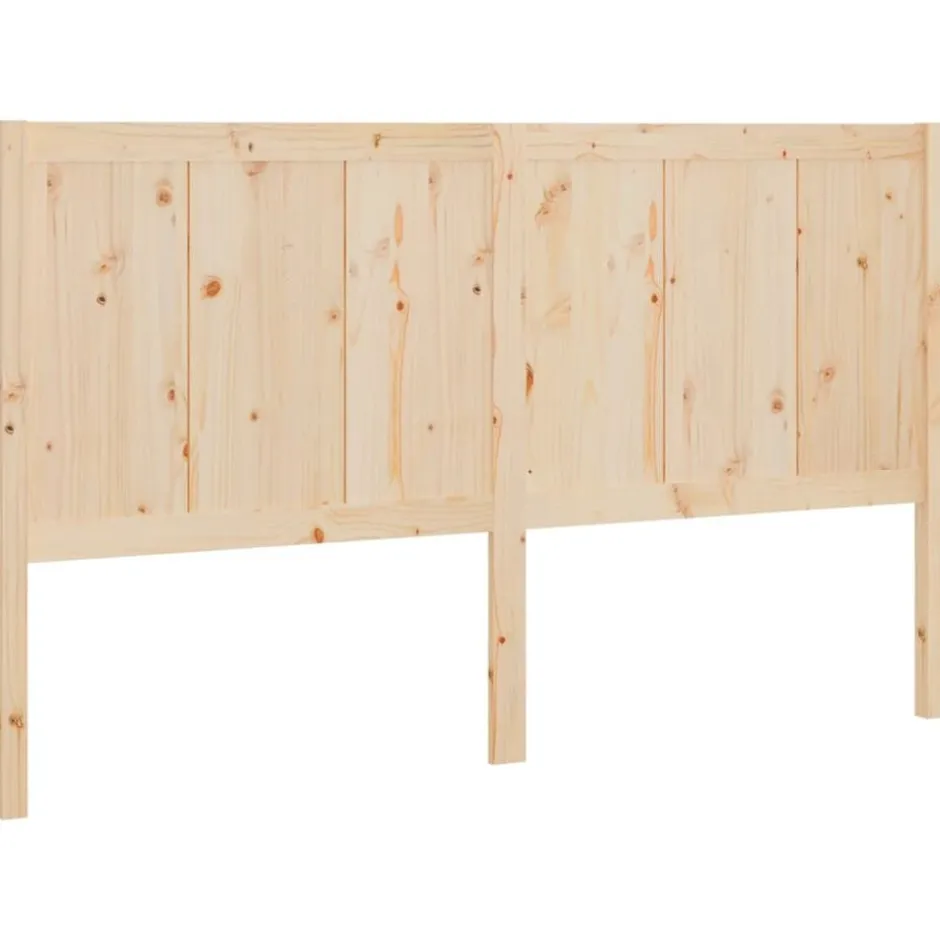 Sale vidaXL Sänggavel 125,5x4x100 cm massiv furu Naturfärg