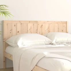 Sale vidaXL Sänggavel 125,5x4x100 cm massiv furu Naturfärg