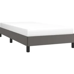 Best vidaXL Sängram 80x200 cm konstläder Grå