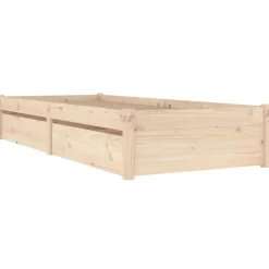 vidaXL Sängram med lådor 75x190 cm